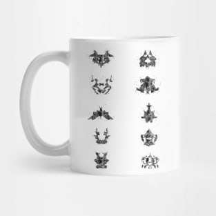 Collection of Rorschach inkblot tests Mug